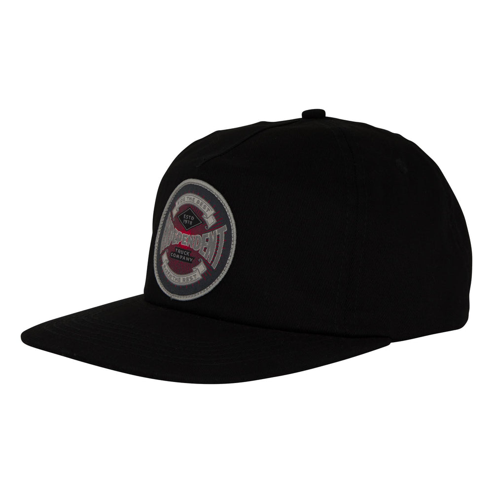 INDEPENDANT ESTABLISHED 78 UNSTRUCTURED HAT BLACK