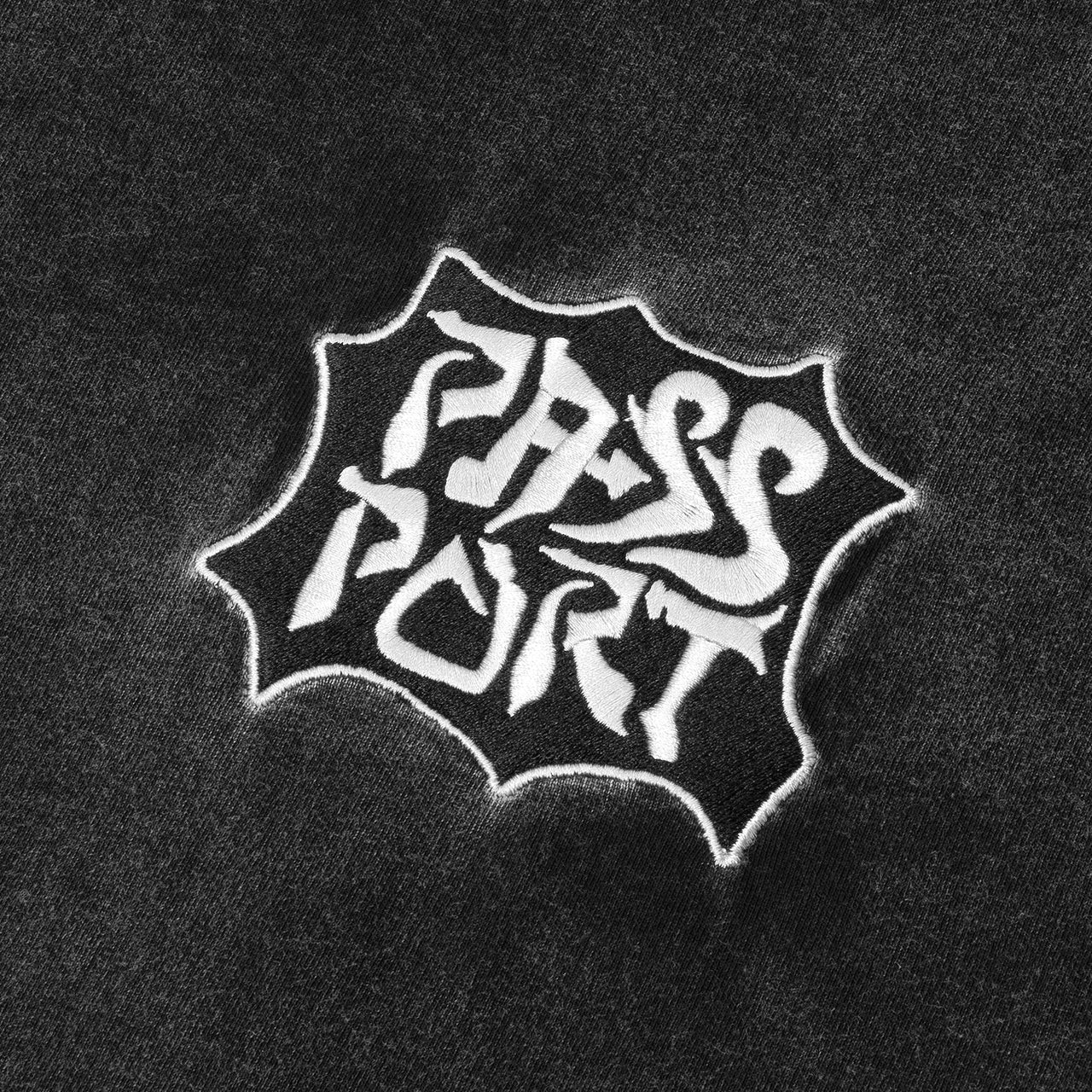 PASSPORT GLYPH ACID BLACK TEE
