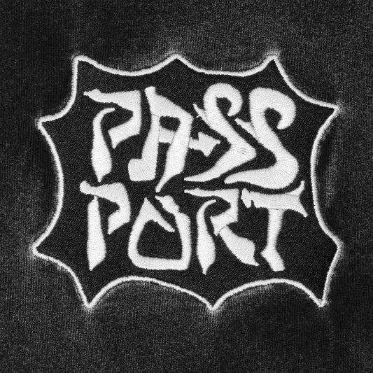 PASSPORT GLYPH ACID BLACK TEE