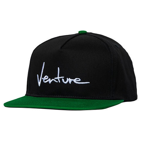 VENTURE BASIC 92’ SNAPBACK BLACK GREEN