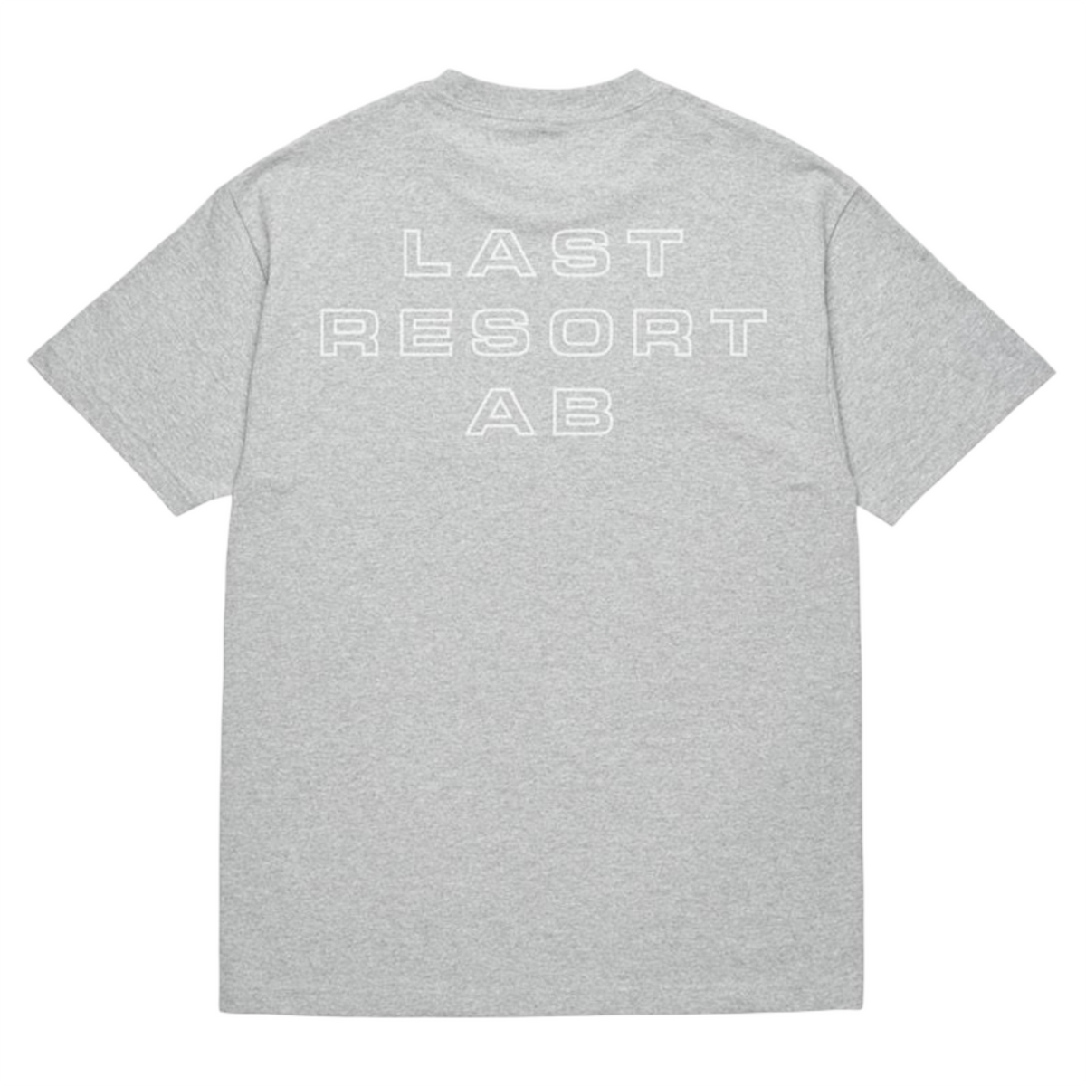 LAST RESORT EUROSTYLE SS TEE GREY MELANGE WHITE