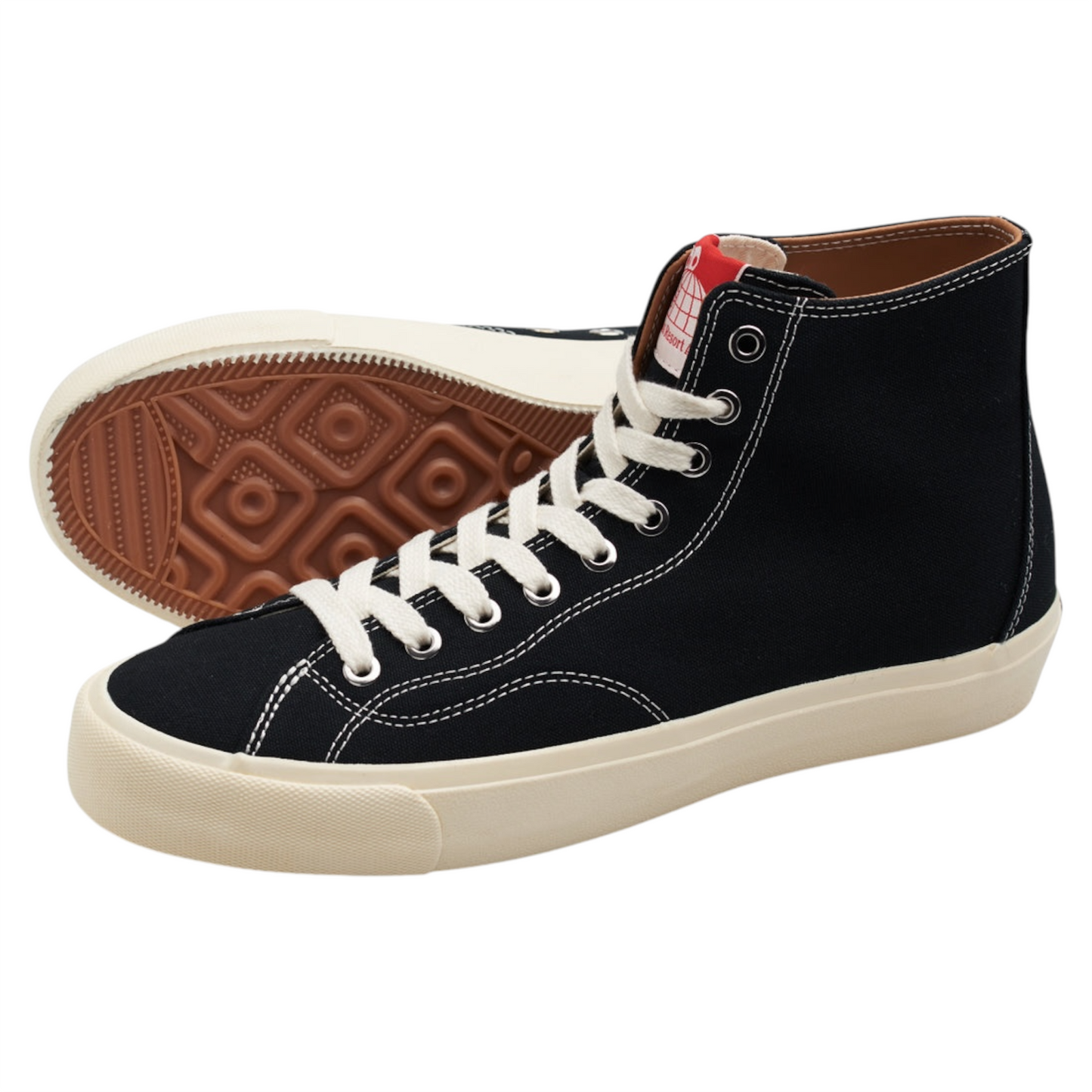LAST RESORT VM003 CANVAS HI BLACK/WHITE