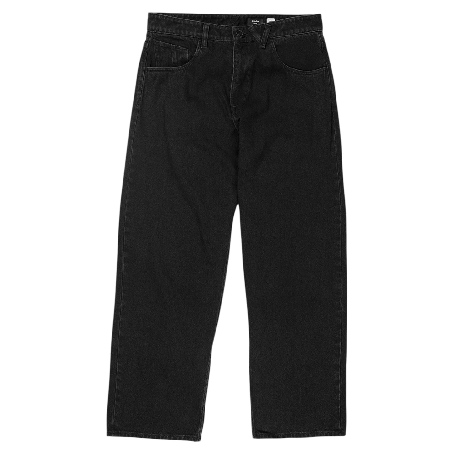 VOLCOM BILLOW RELAXED RISE LOOSE FIT DENIM PANT BLACK OUT