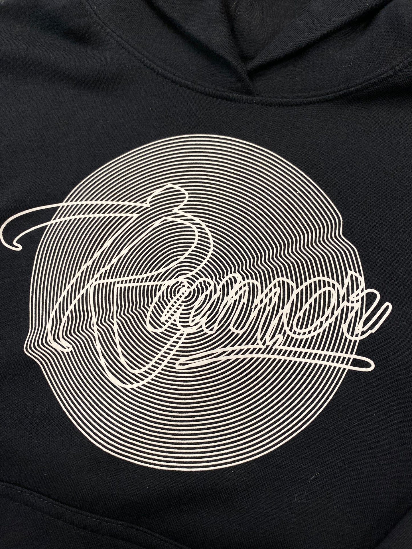 SWEAT À CAPUCHE ENFANT RUMOR DISTORTED NOIR