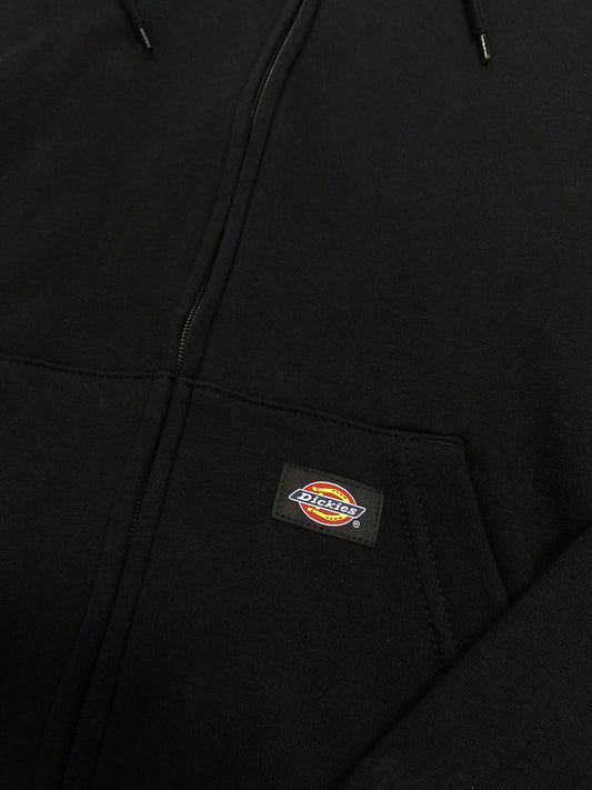 DICKIES ZIP UP HOODIE BLACK