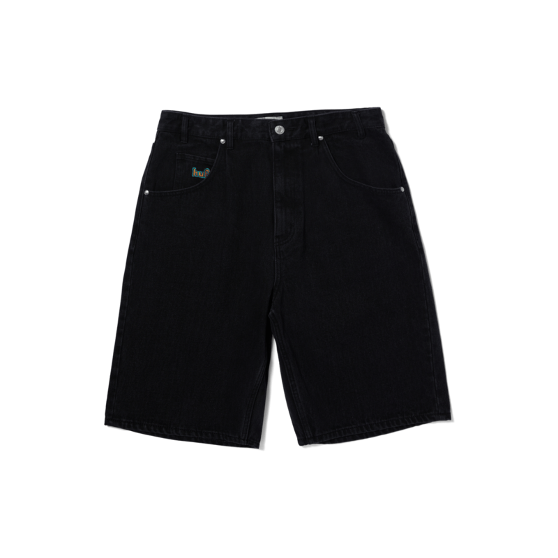 HUF CROMER SHORT WASHED BLACK