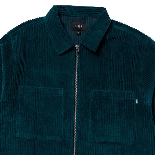 HUF TWO TONE CORDUROY ZIP JACKET SYCAMORE