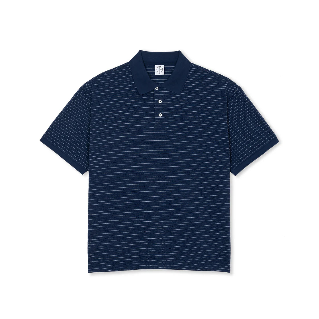 POLAR DOTS SURF POLO SHIRT DARK BLUE