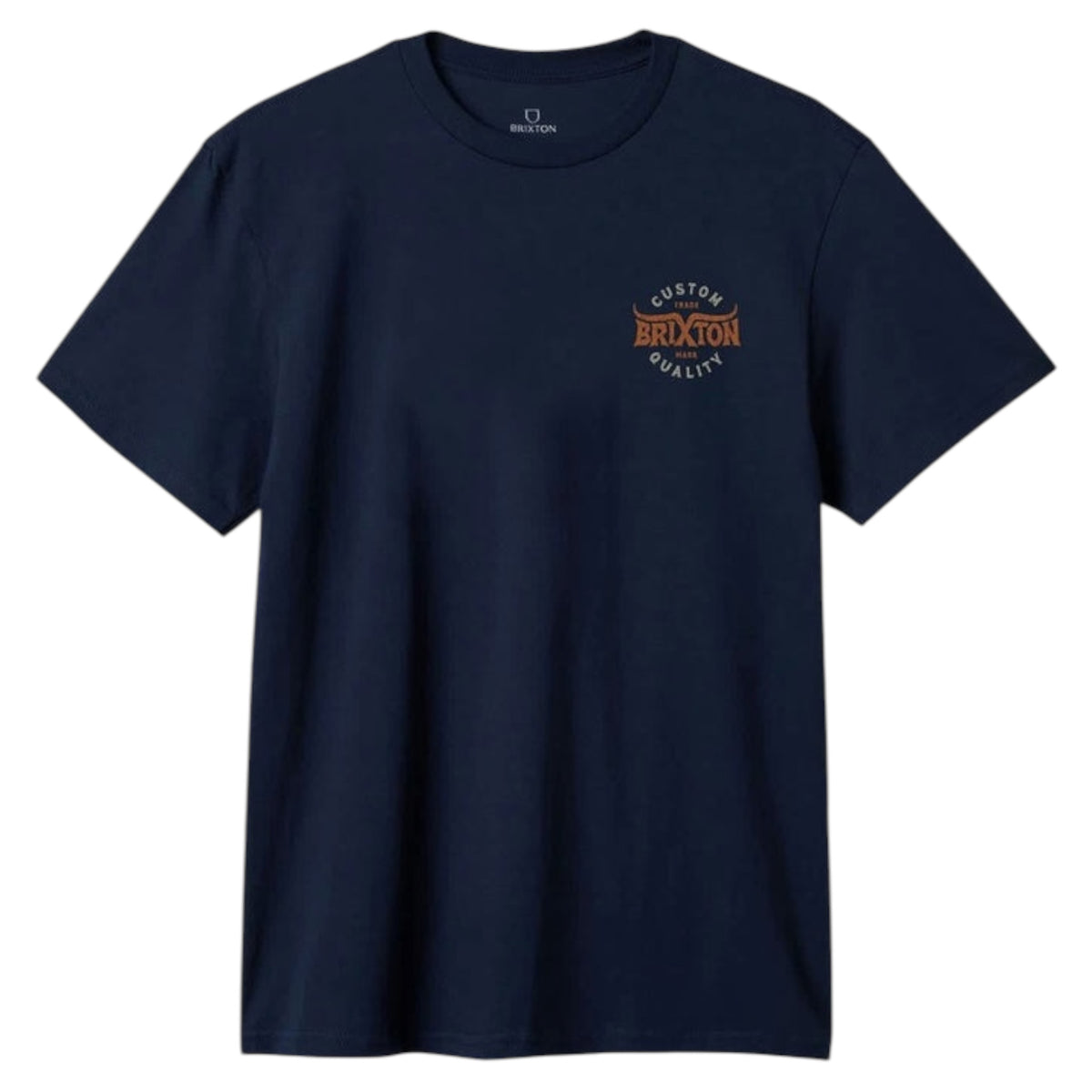 BRIXTON GIBSON TSHIRT WASHED NAVY WORN WASH