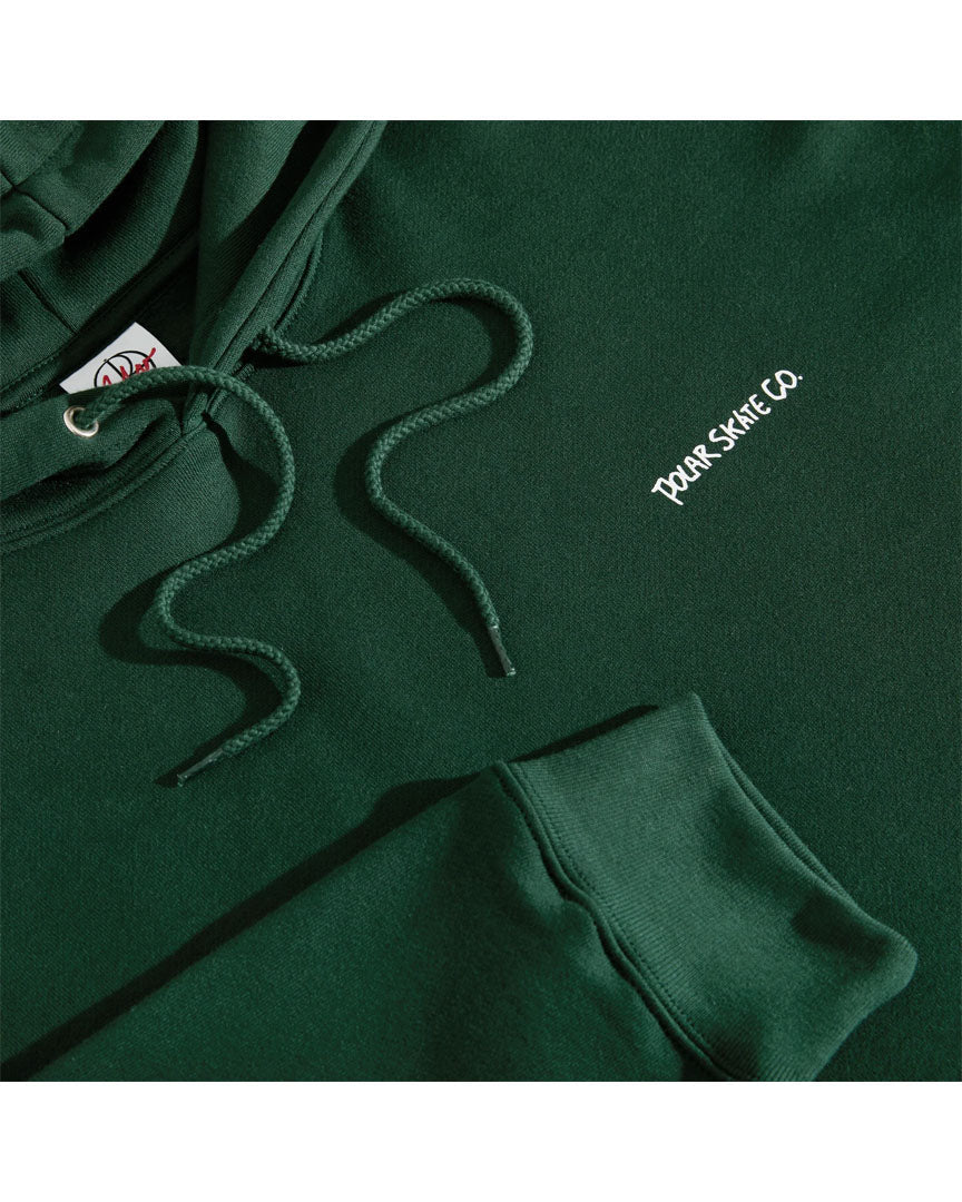 POLAR DAVE HOODIE DUAL LIVING DARK GREEN