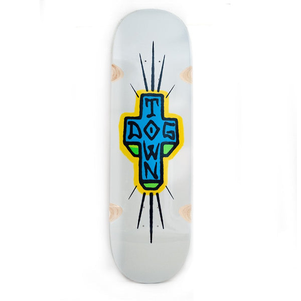 DOGTOWN SPRAY CROSS "LOOSE TRUCKS" DECK 9.5