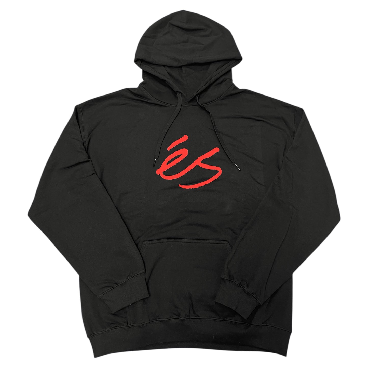 ES SCRIPT FLEECE HOODIE BLACK