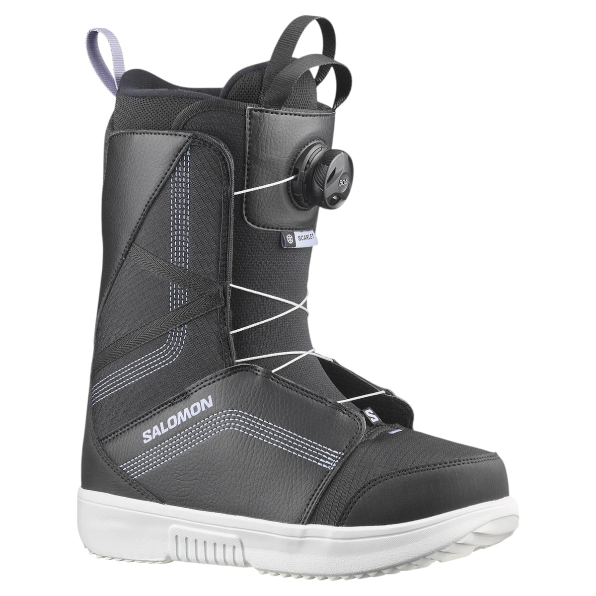 SALOMON SCARLET BOA BLACK/BLACK/PERSIAN VIOLET 2027