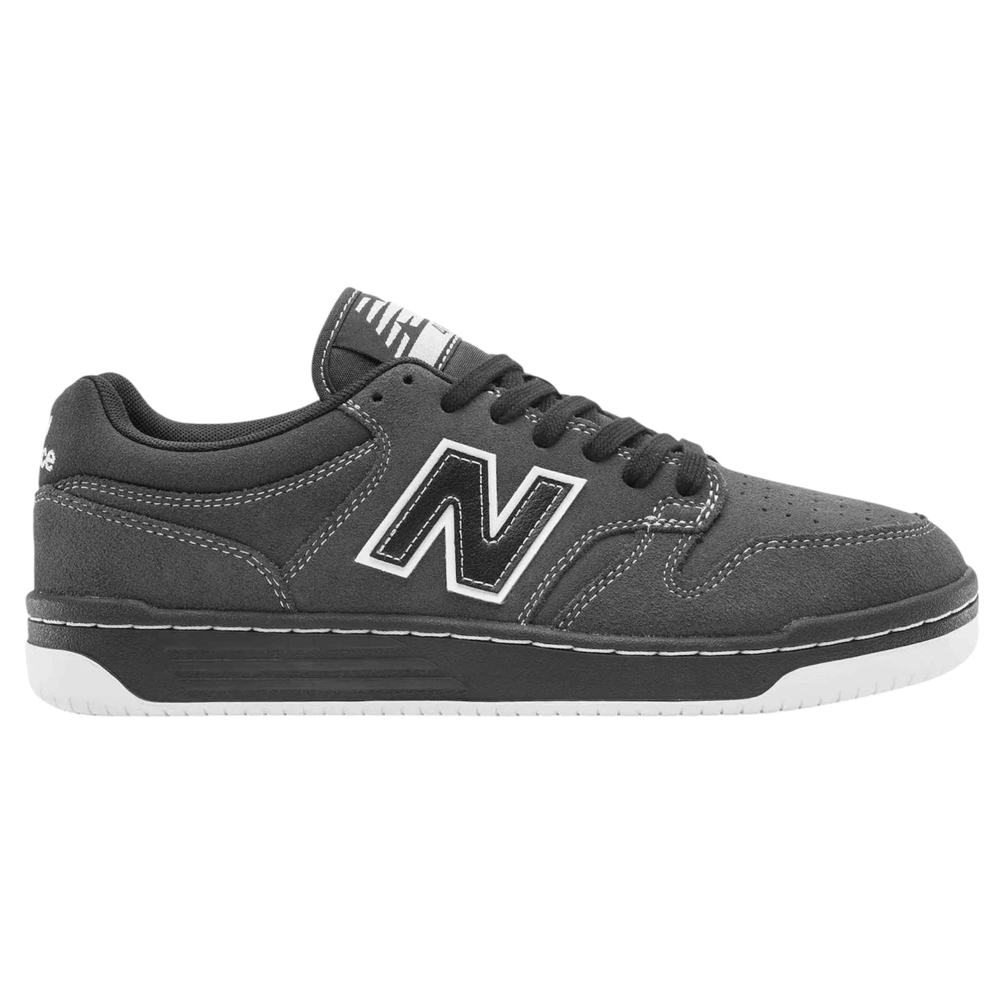 NEW BALANCE 480 DARK GREY BLACK WHITE