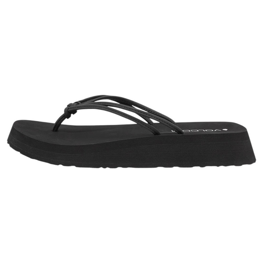 VOLCOM FOREVER UP SANDALS BLACK