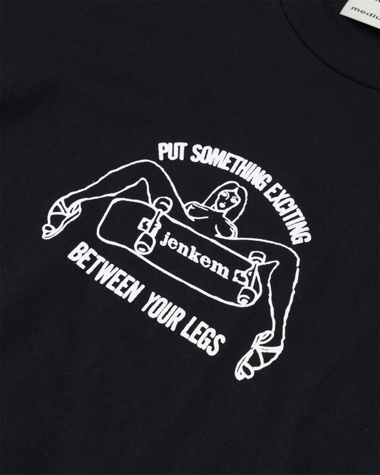 JENKEM LEGS TEE BLACK