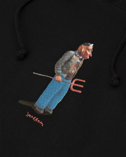 JENKEM DEVIL BOY HOODIE BLACK