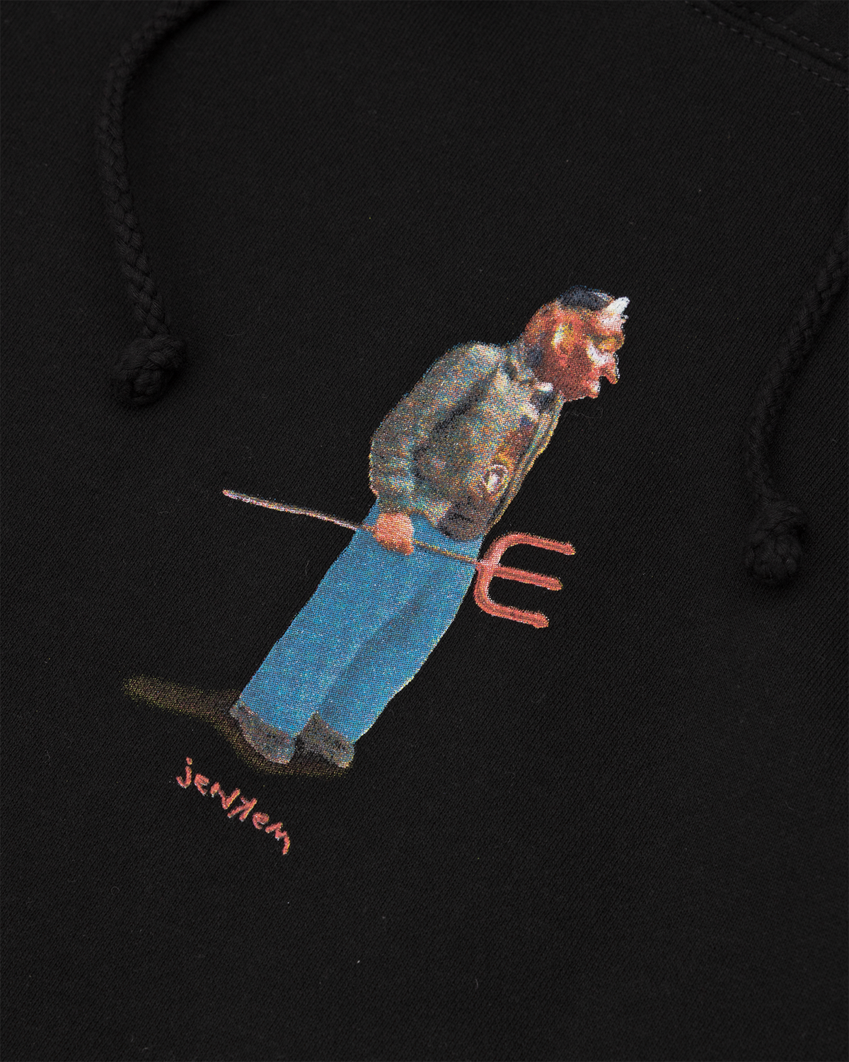 JENKEM DEVIL BOY HOODIE BLACK