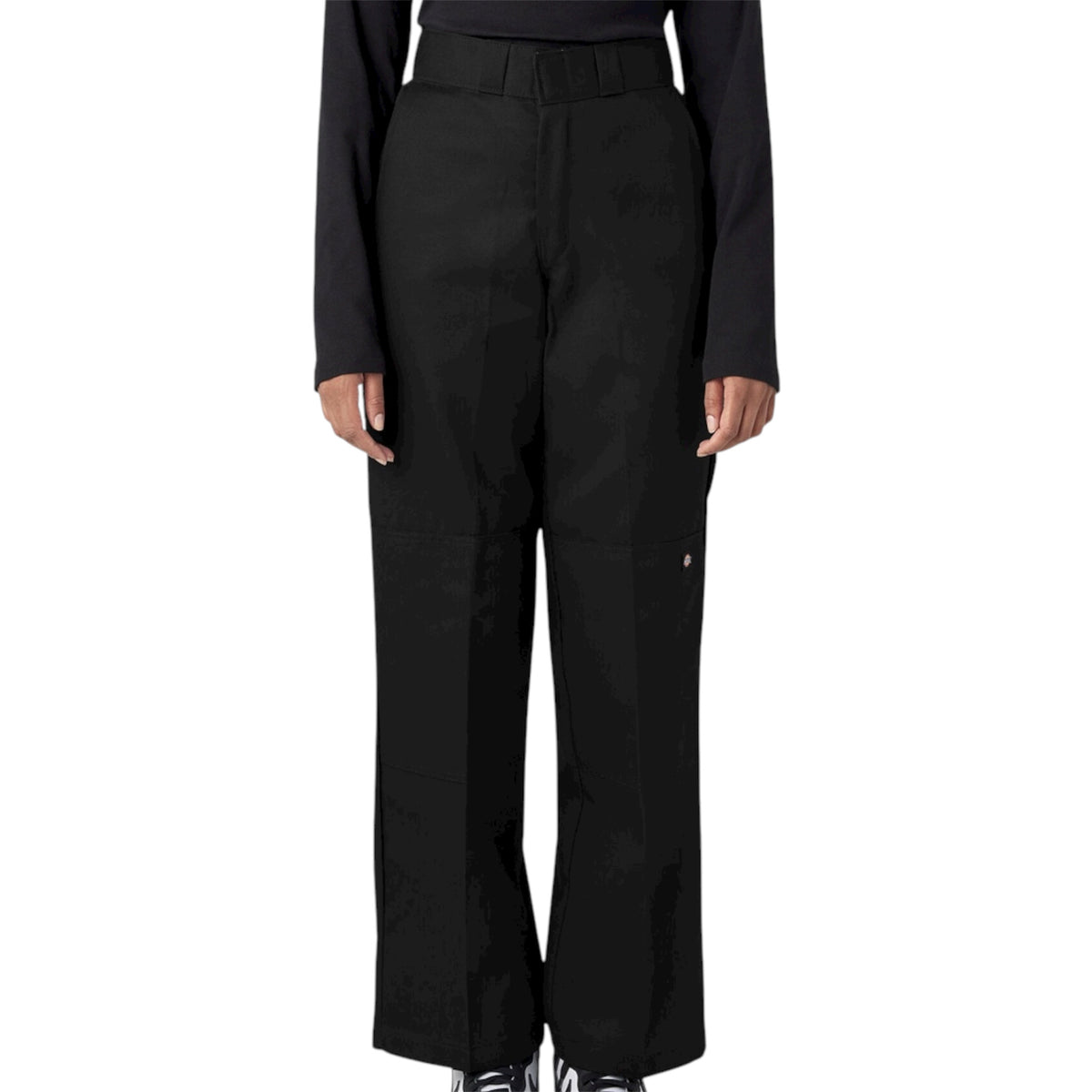 DICKIES WOMENS LOOSE FIT DOUBLE KNEE WORK PANT BLACK