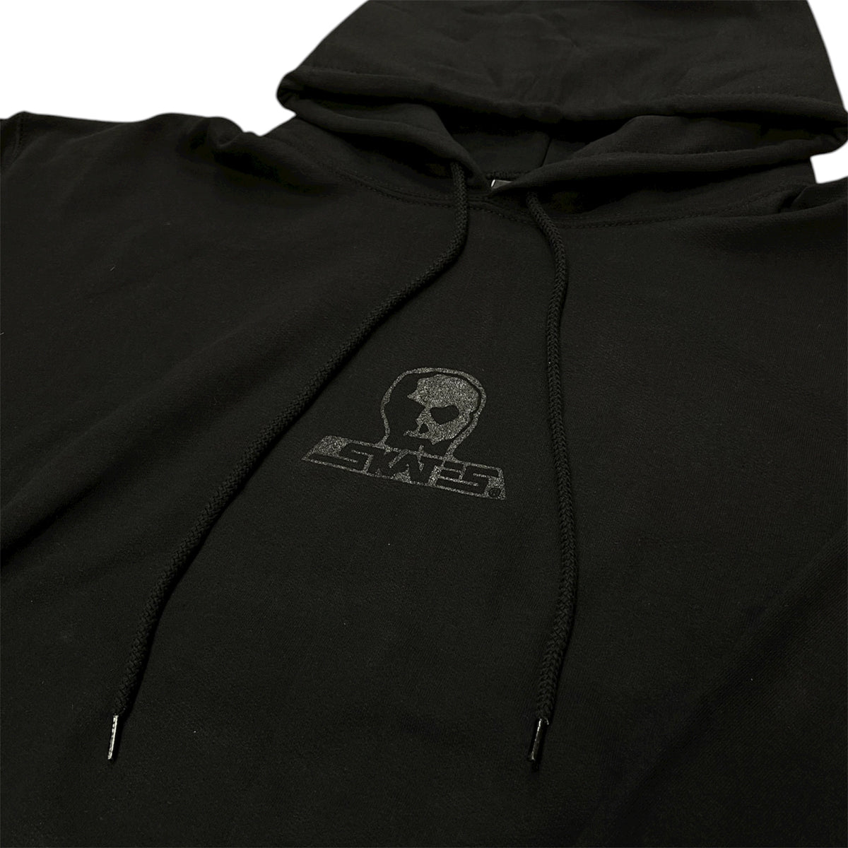 SKULL SKATES BLACKOUT LOGO HOODIE