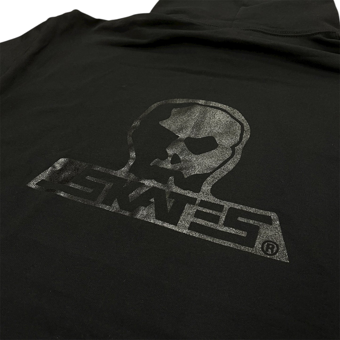 SKULL SKATES BLACKOUT LOGO HOODIE
