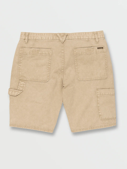 VOLCOM KRAFTSMAN DENIM SHORT 21 ALMOND