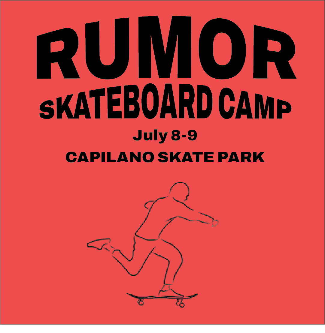2026 CAPILANO SKATEBOARD CAMP (JULY 8th & JULY 9th)