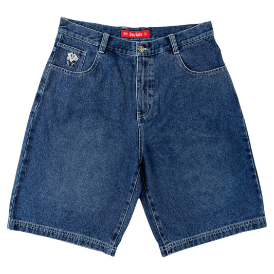 LOVIAH JHORTS DENIM SHORT INDIGO MEDIUM WASH