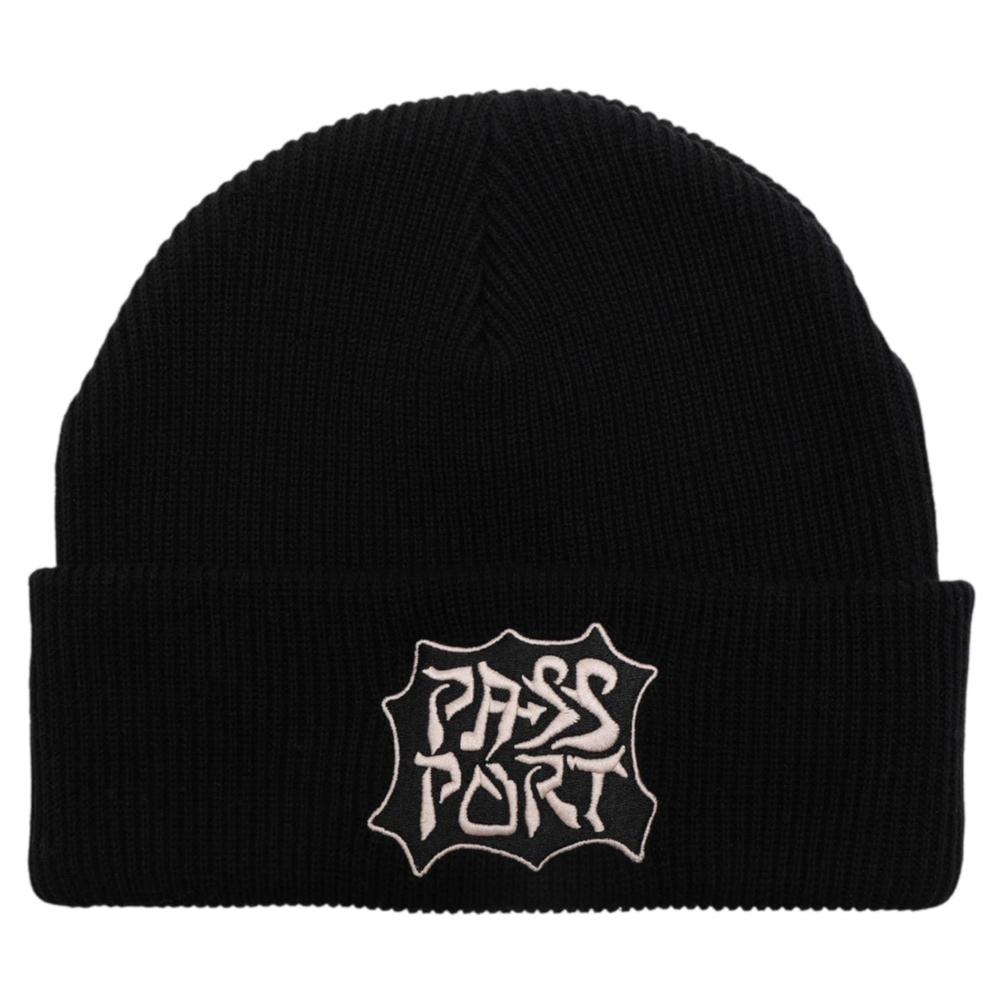PASSPORT GLYPH BEANIE BLACK
