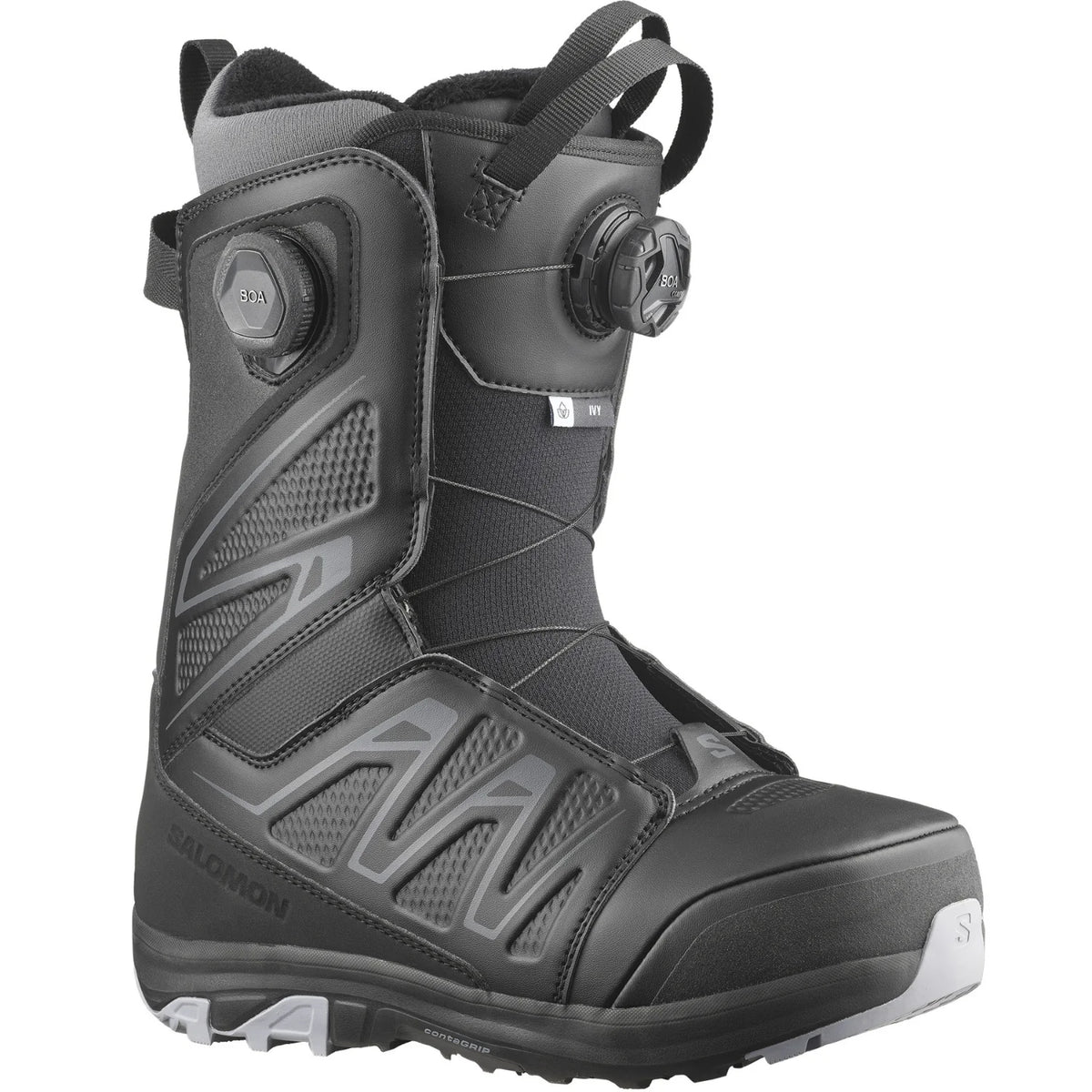 SALOMON IVY BOA SJ BLACK/BLACK/LILAC GRAY 2027