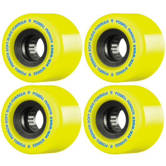 POWELL PERALTA SNAKES SOFT SLIDE 82A WHEELS 66MM