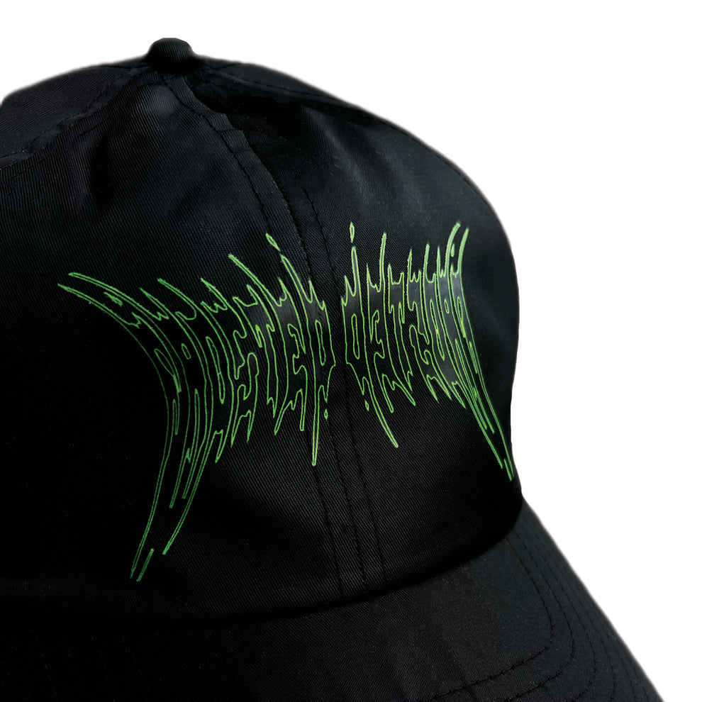 FROSTED BUTTERFLY CAP BLACK