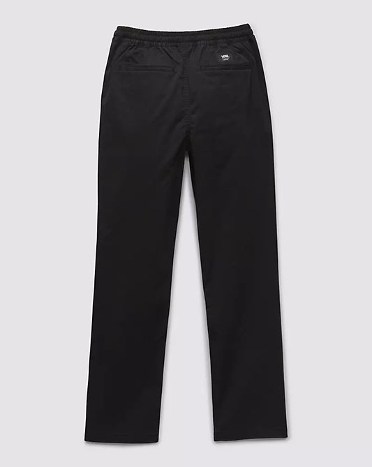 VANS YOUTH BY RANGE ELASTIC WAIST PANTS BLACK