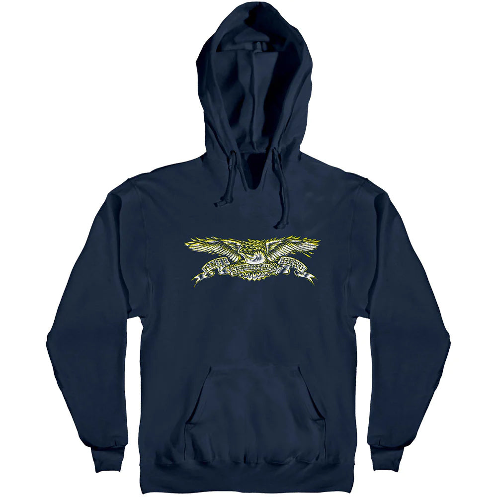 ANTI HERO EAGLE PULLOVER HOODIE NAVY Rumor Boardshop