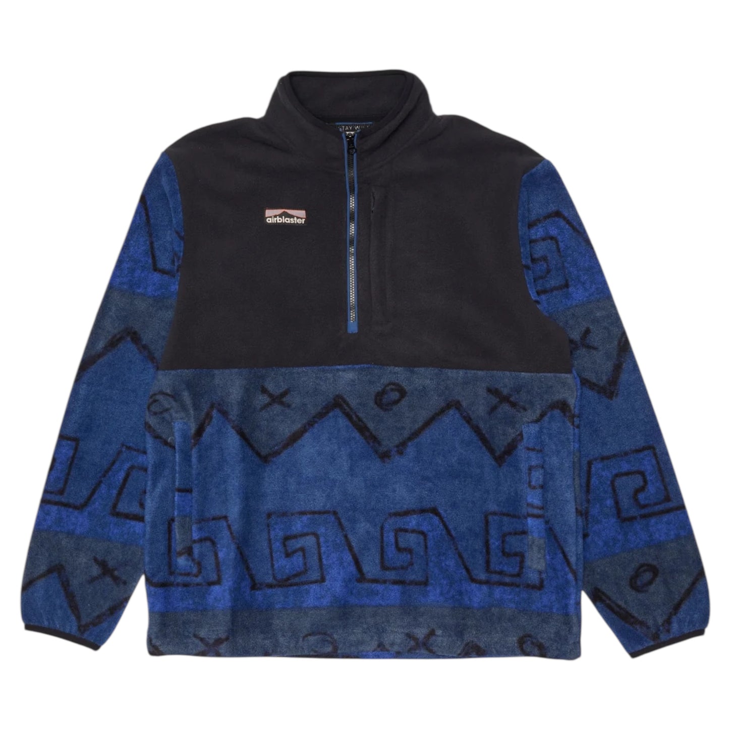 AIRBLASTER FLEECE HALF ZIP DARK WAVE 2026