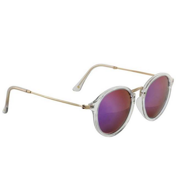 LUNETTES DE SOLEIL POLARISÉES GLASSY KLEIN CLAIR/ROSE MIROIR