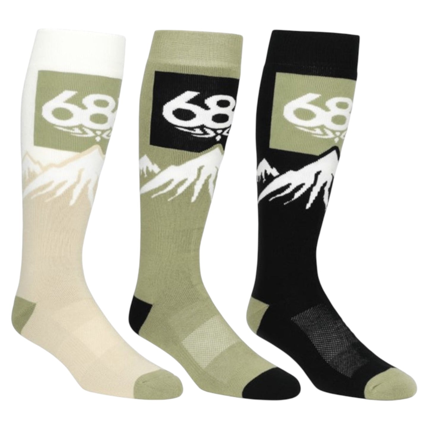 686 SNOW CAP SOCKS (3PK)
