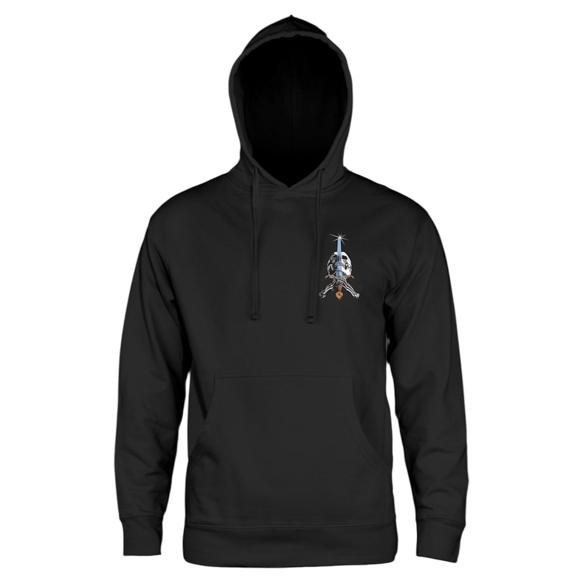 POWELL PERALTA SKULL AMD SWORD HOODY BLACK
