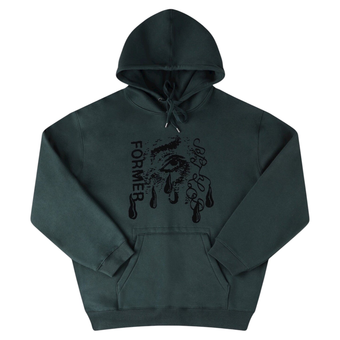 FORMER WEEPING ORGAN OF SIGHT HOODIE PETROL