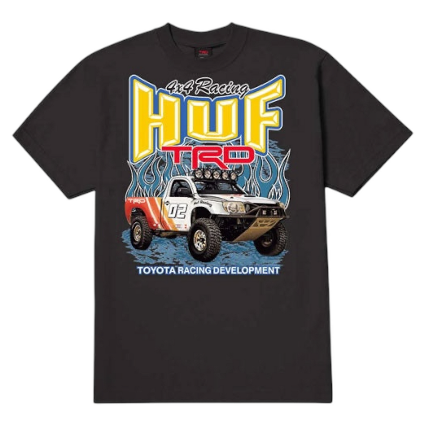 HUF X TRD PIT CREW SHIRT BLACK