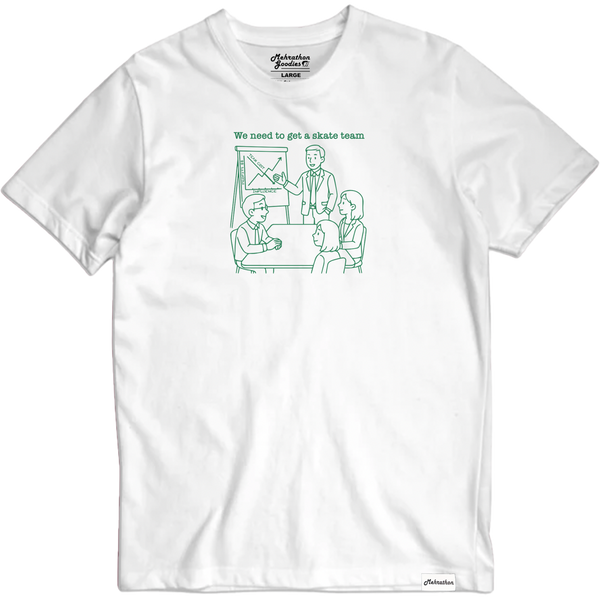 MEHRATHON CORPORATE BANDWAGON TEE WHITE