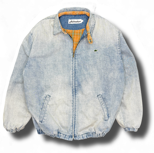 MEHRATHON GOLDFISH PREMIUM ENZYME WASHED DENIM GOLF JACKET