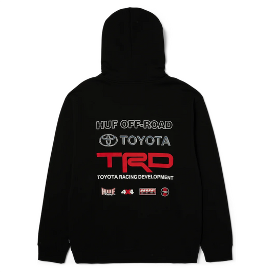 HUF X TRD TEAM 4X4 HOODIE BLACK