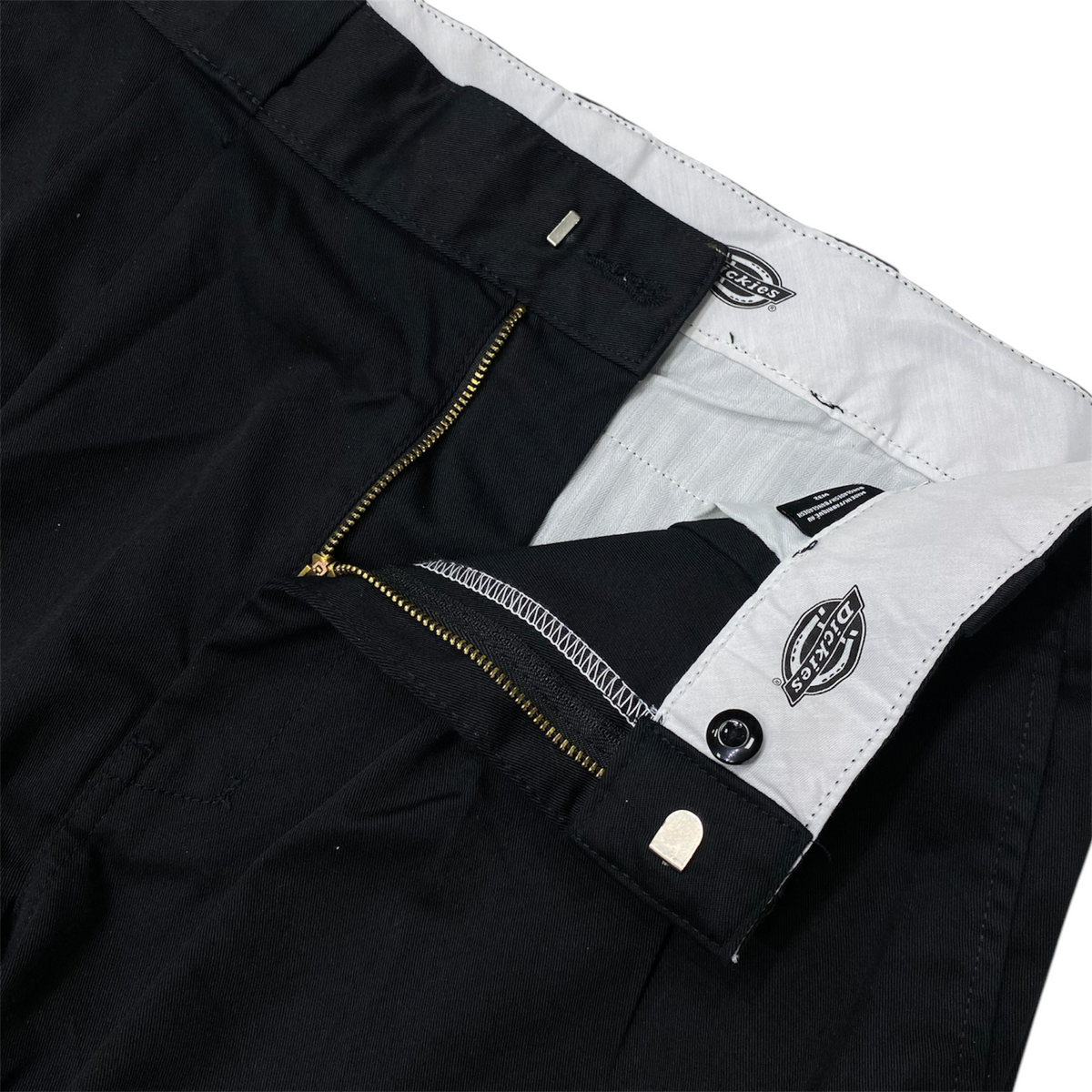 DICKIES WOVEN TWILL PANTS BLACK