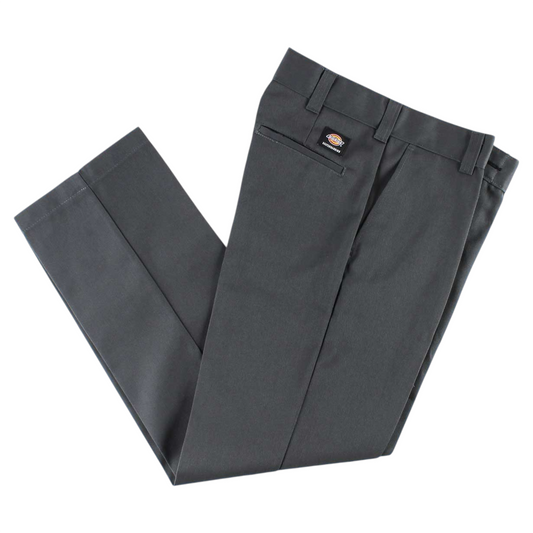 DICKIES SKATEBOARDING REGULAR FIT TWILL PANTS CHARCOAL GRAY