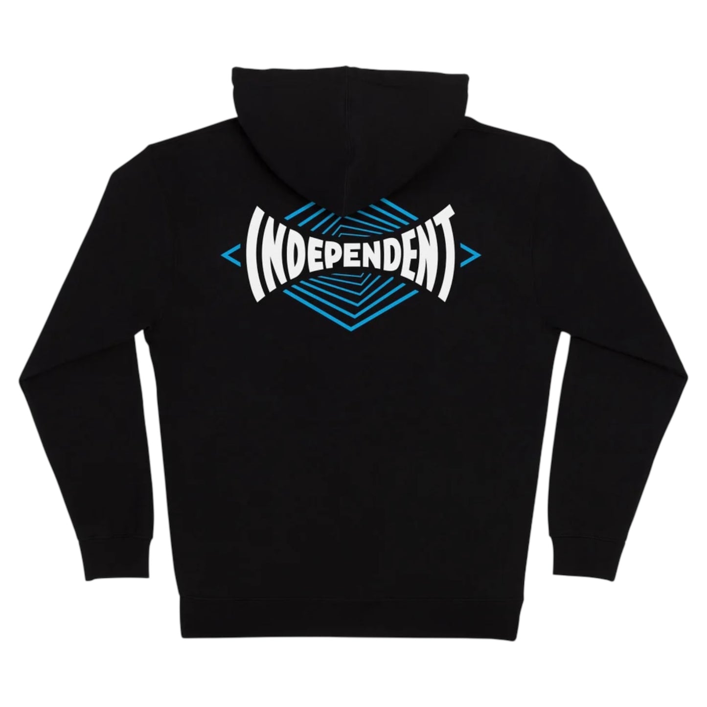 INDEPENDENT ZIP VERTIGO SPAN HOODIE BLACK