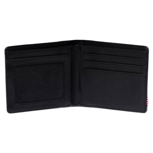 HERSCHEL HANK WALLET RAVEN CROSSHATCH