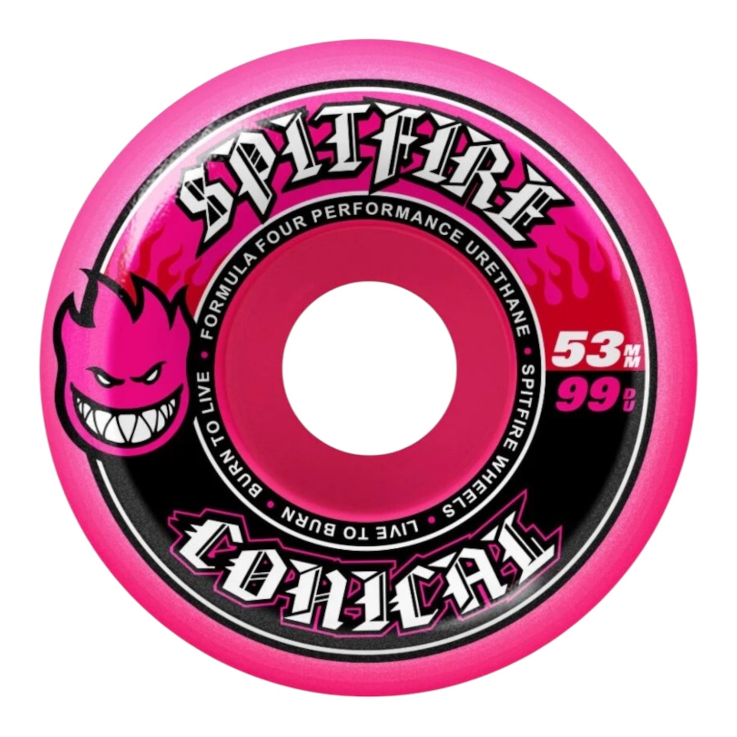 SPITFIRE F4 99D CONICAL PINK WHEELS