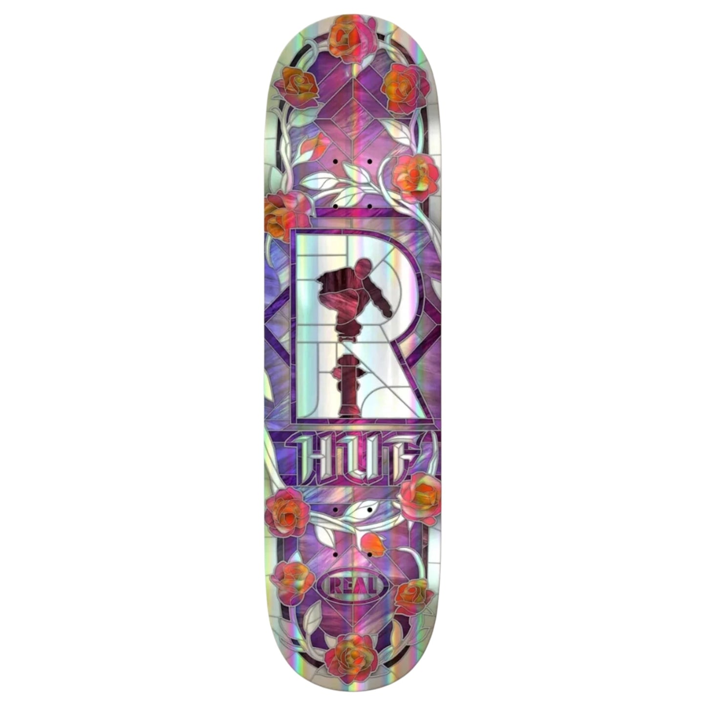 REAL HUF HOLOGRAPHIC CATHEDRAL DECK 8.06