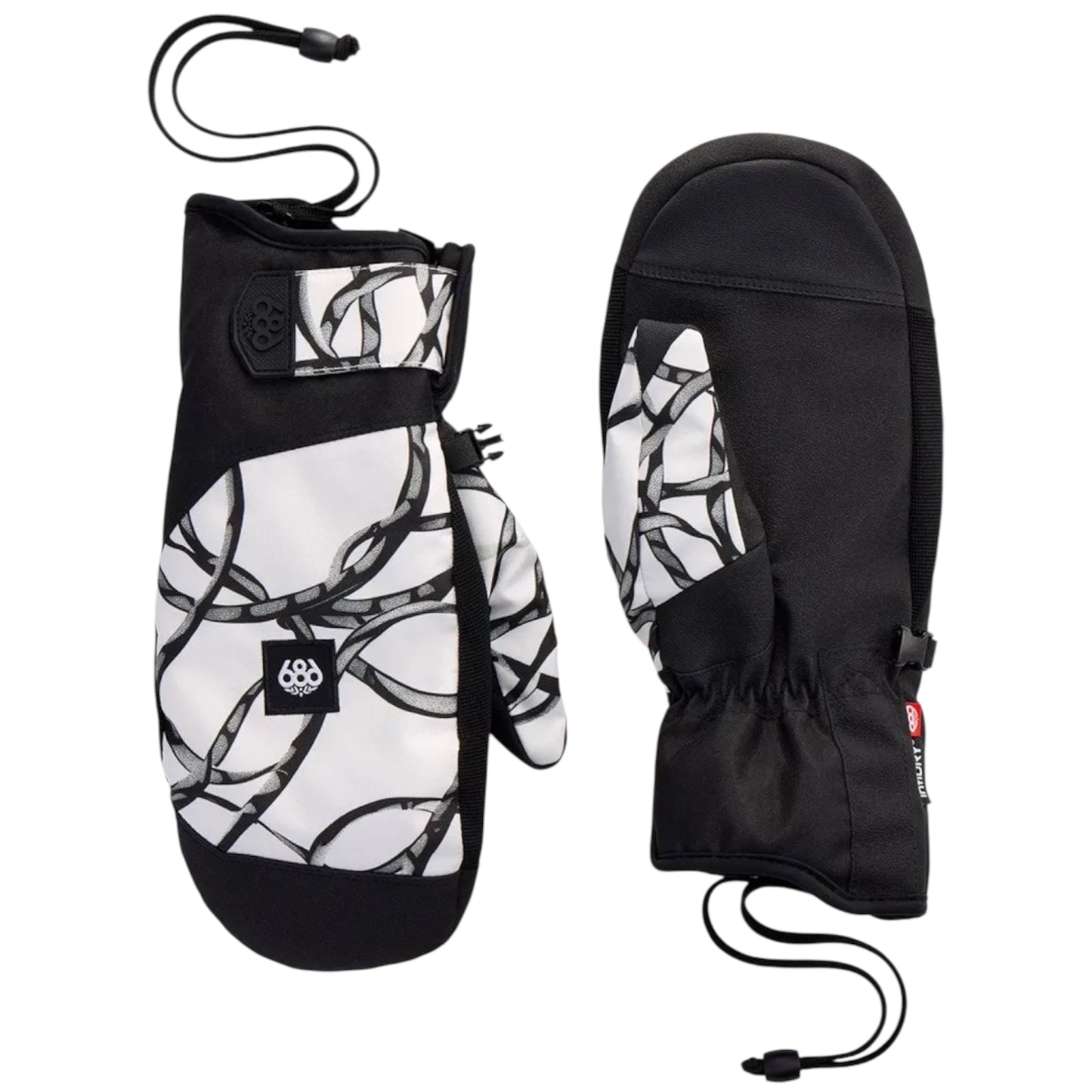 686 MENS PRIMER MITT WHITE WIRE